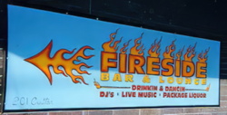 Fireside Lounge sign